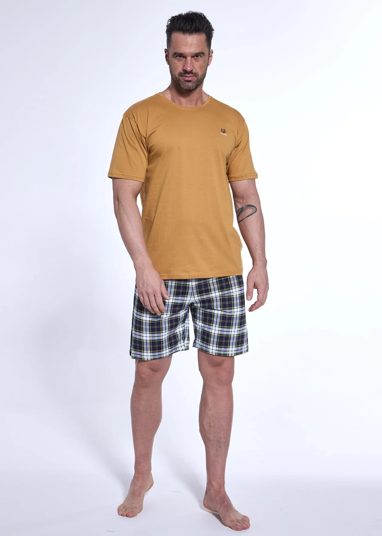 Piżama Cornette Męska 326/183 Nature 3 R.3XL-5XL