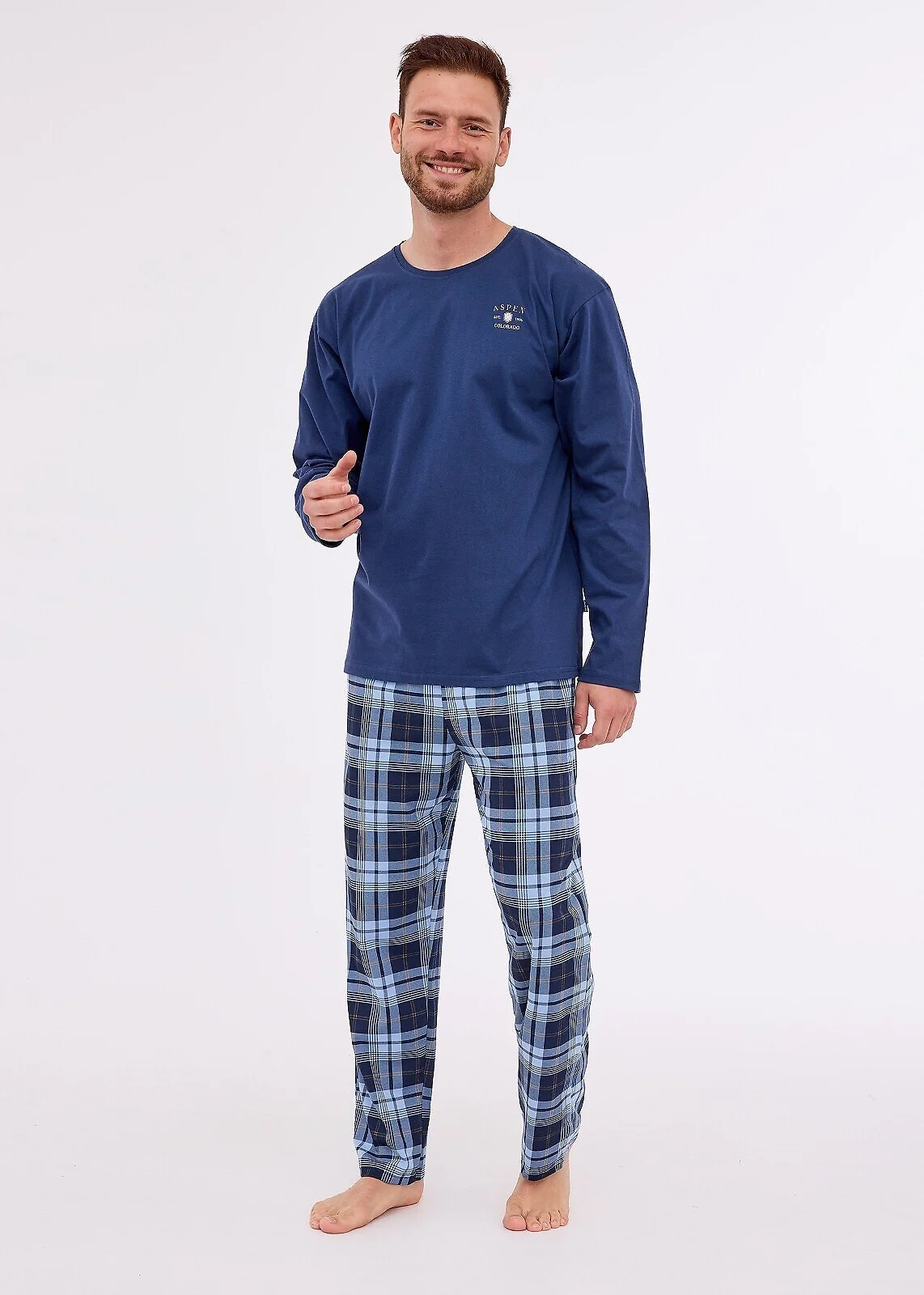 Piżama Cornette 124/263 Aspen 3XL-5XL Męska