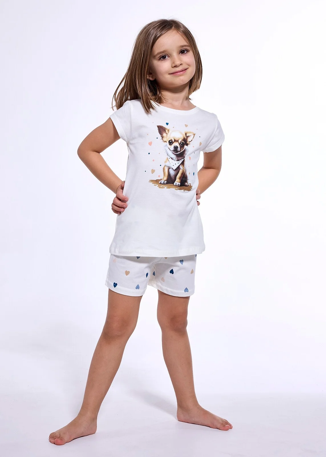Piżama Cornette Kids Girl 787/108 Chihuahua 86-128