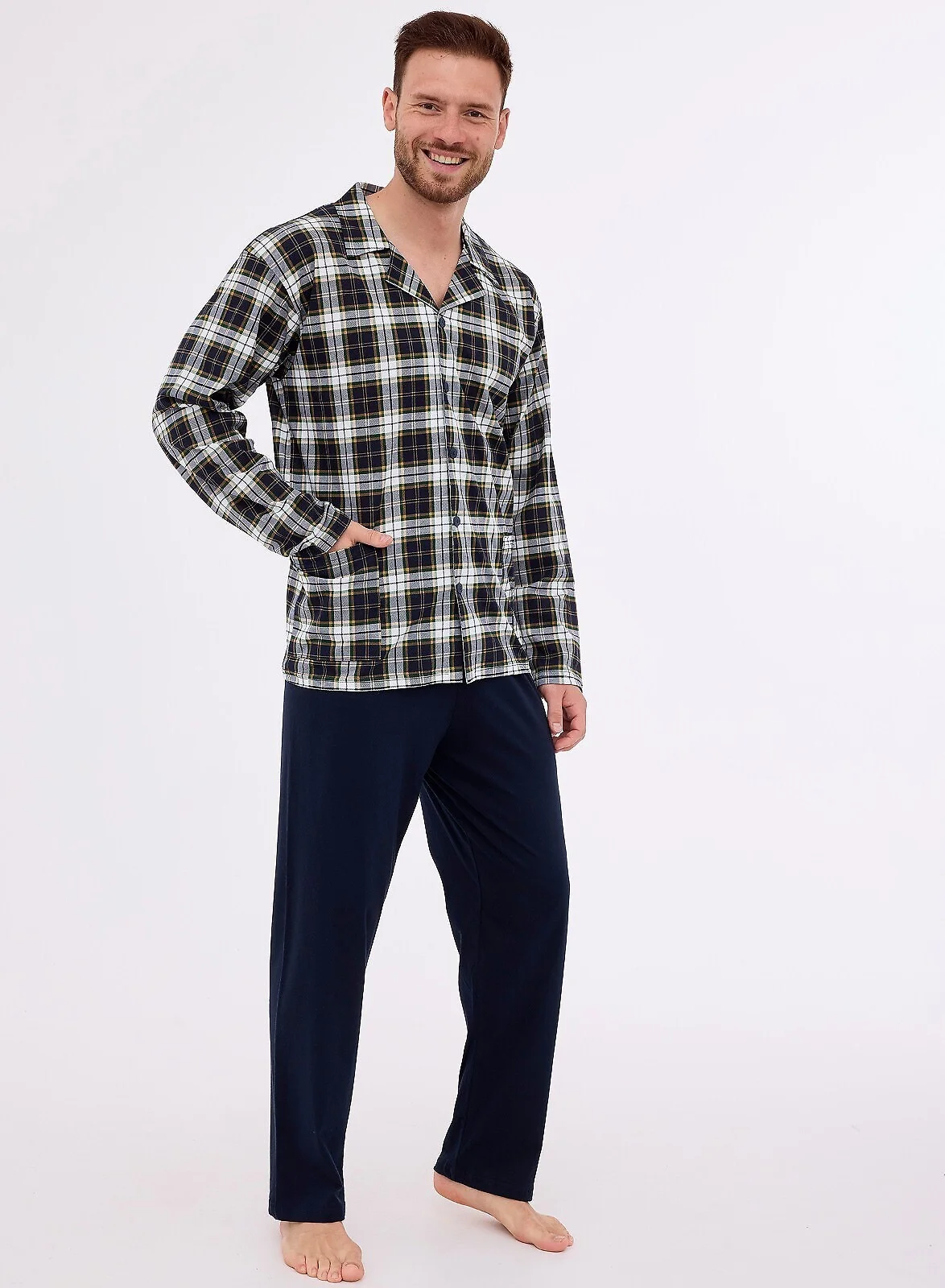 Piżama Cornette 114/73 3XL-5XL Rozpinana Męska