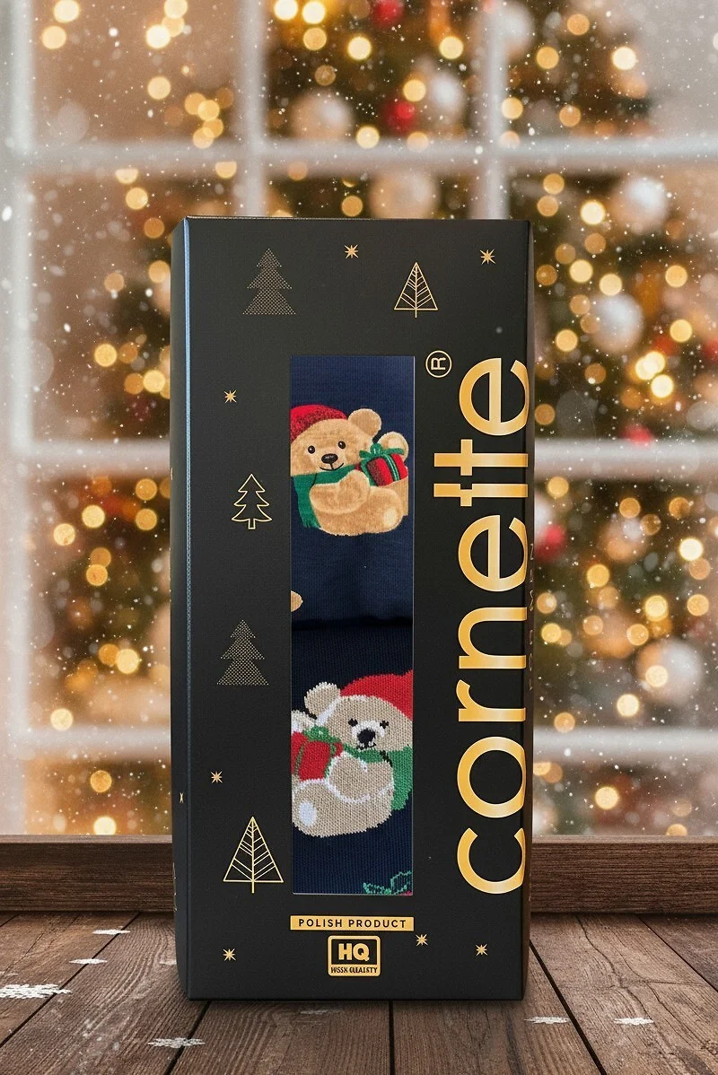 Komplet Cornette świąteczny 914/02 Teddy