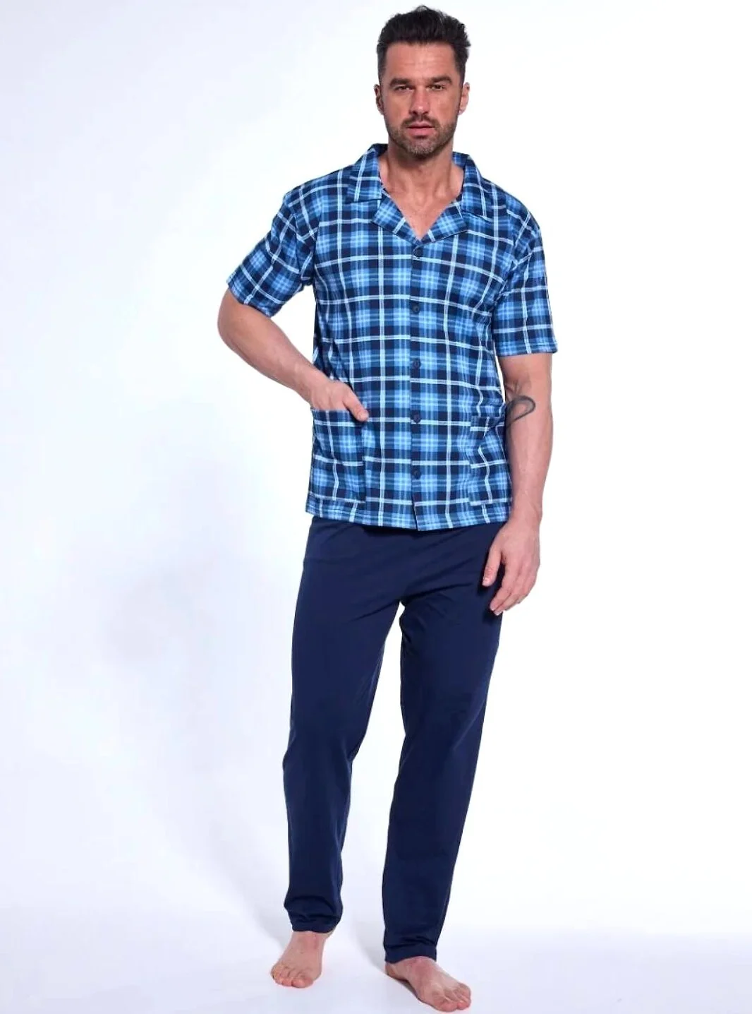 Piżama Cornette 318/53 3XL-5XL Męska Rozpinana