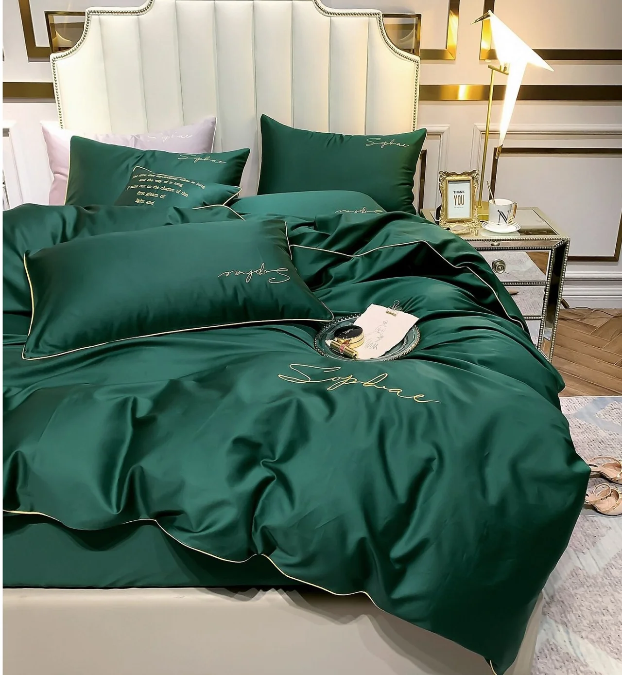Komplet Cotton world Pościeli Cotton Word Haft FHL-2603 160x200