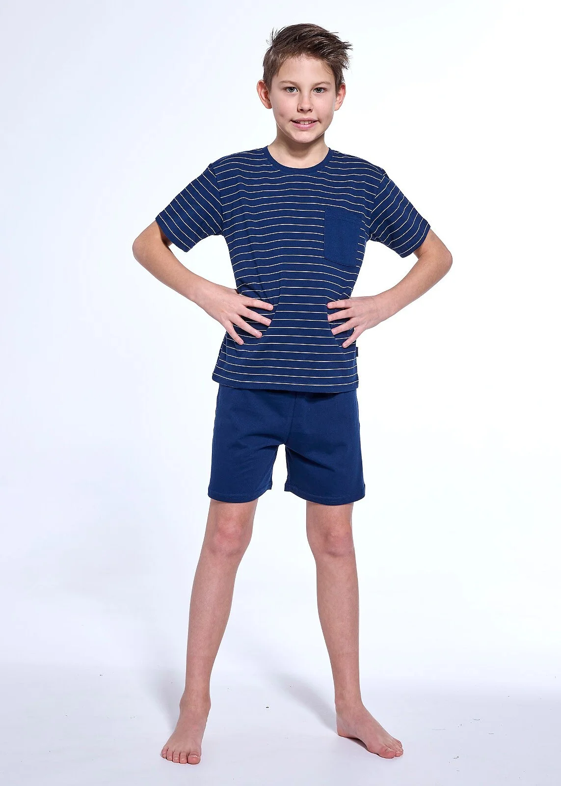 Piżama Cornette Young BOY 218/118 Lagoon 134-164