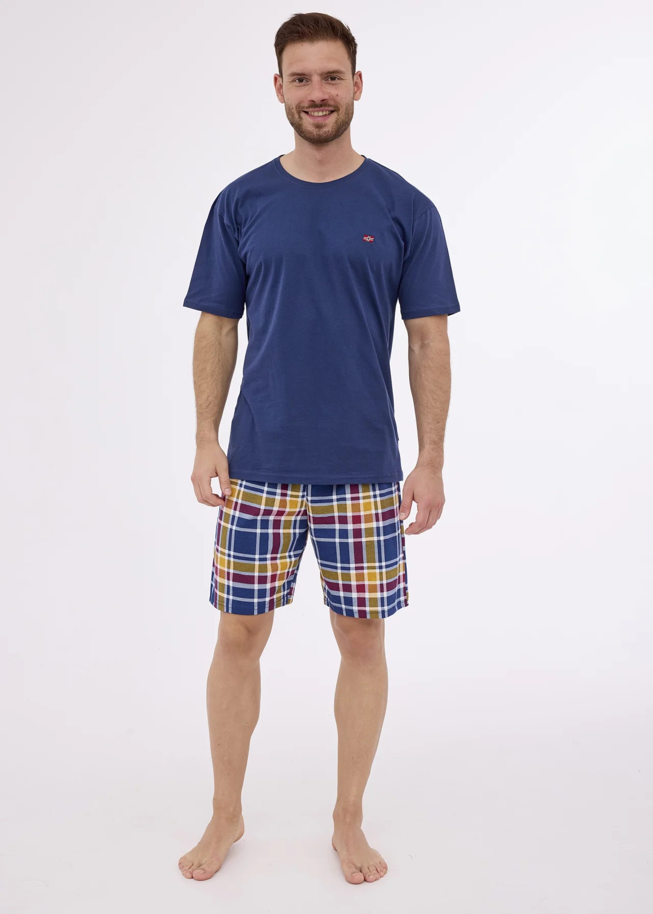Piżama Cornette Męska 326/265 Flag R.3XL-5XL