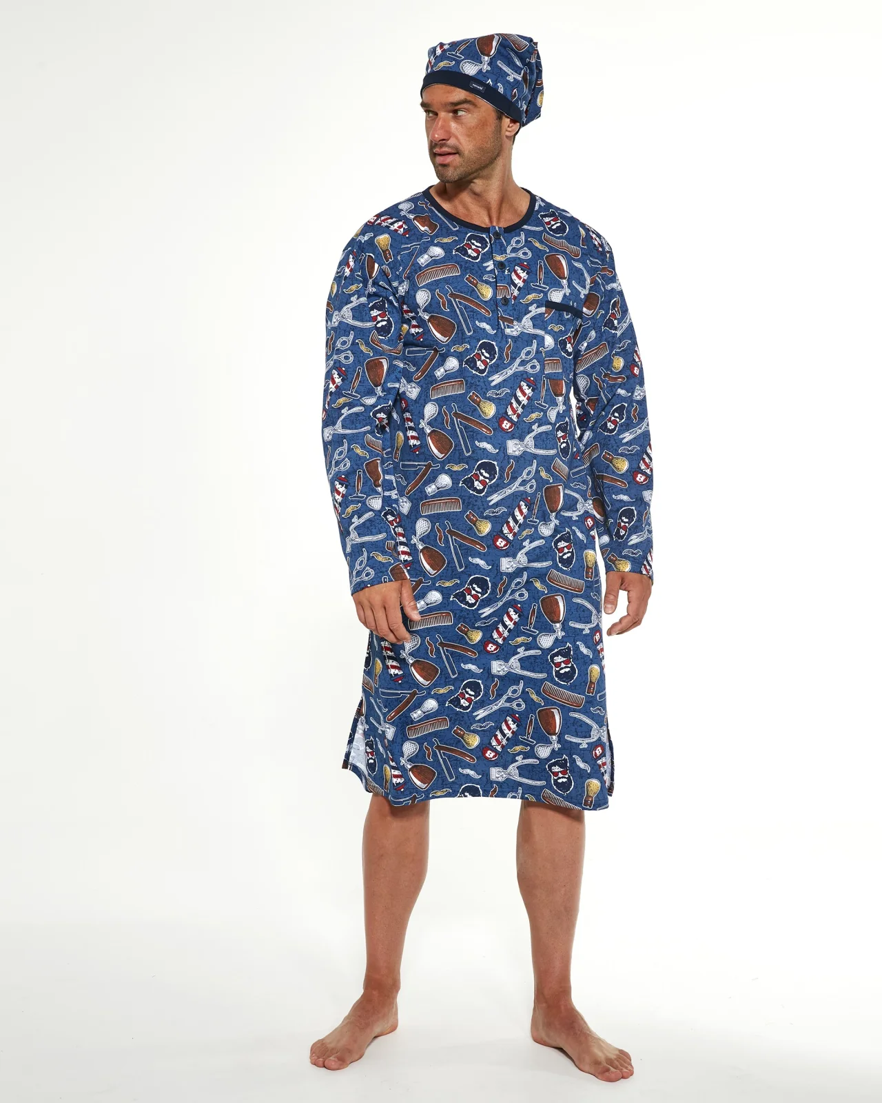 Koszula Cornette Nocna Męska 110/07 R.3XL-5XL