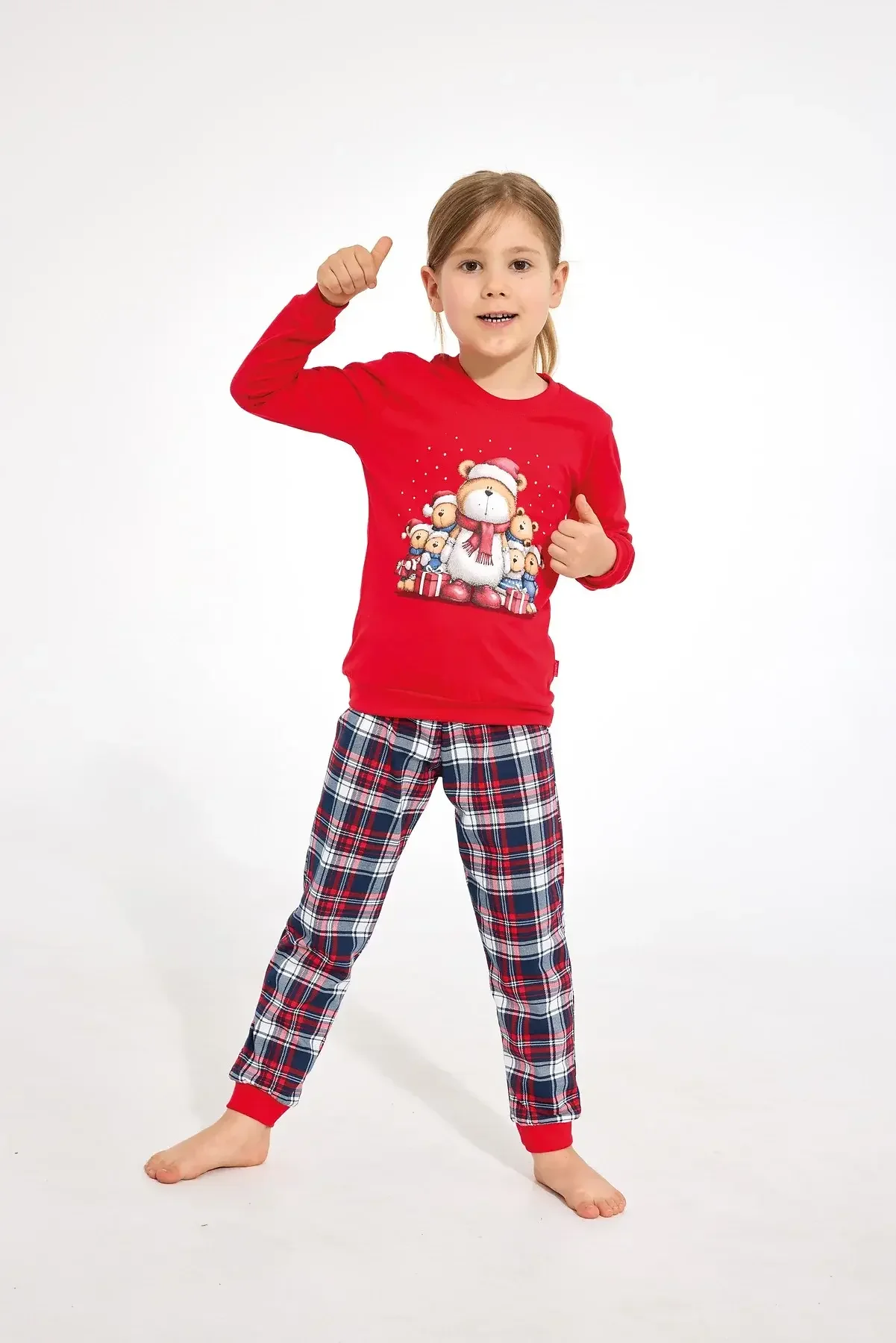 Piżama Cornette Kids Girl 594/205 Family Christmas 86-128