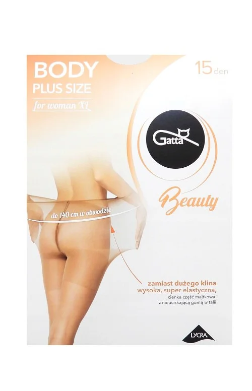 Rajstopy Gatta Body Plus Size Woman XL 15 DEN 2-6
