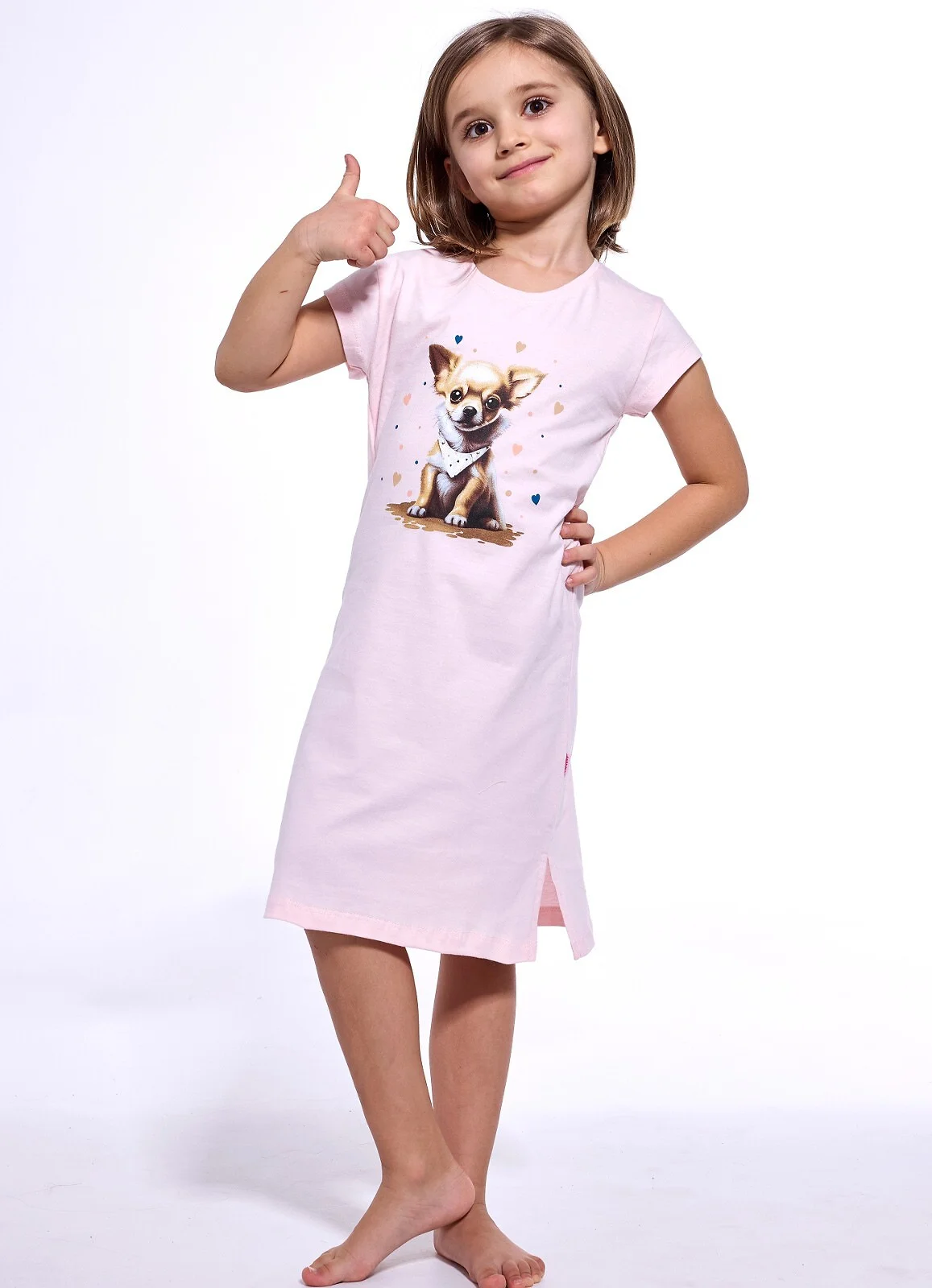 Koszula Cornette Kids Girl 493/112 Chihuahua 98-128