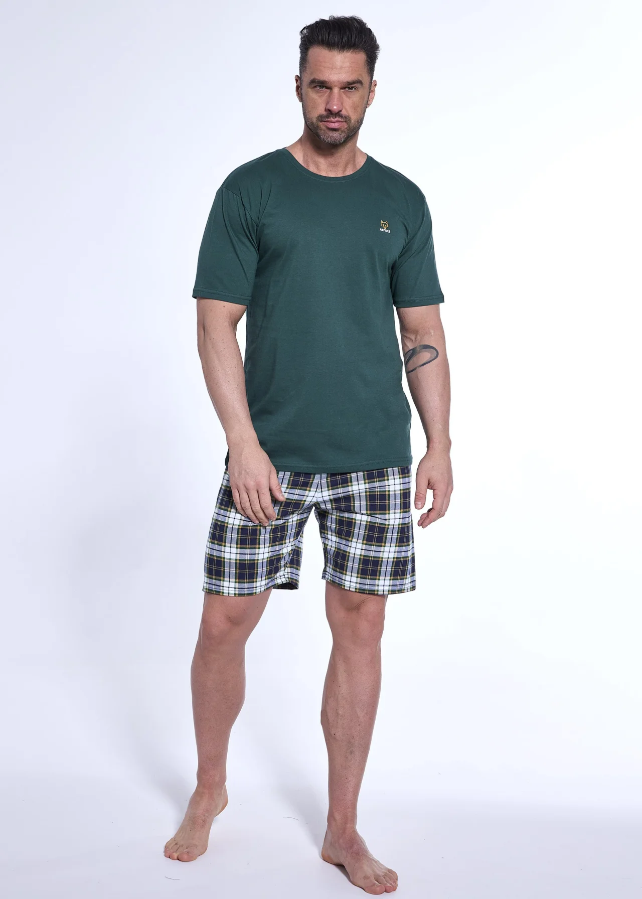 Piżama Cornette Męska 326/182 Nature 2 R.3XL-5XL