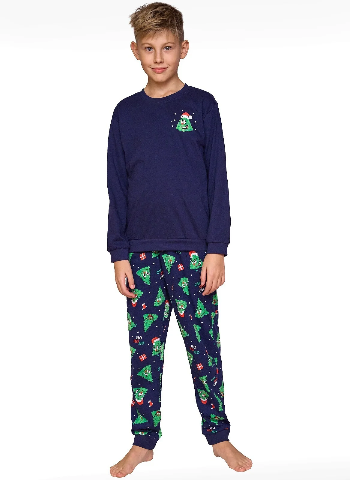 Piżama Cornette BOY Young 966/167 Christmas Tree