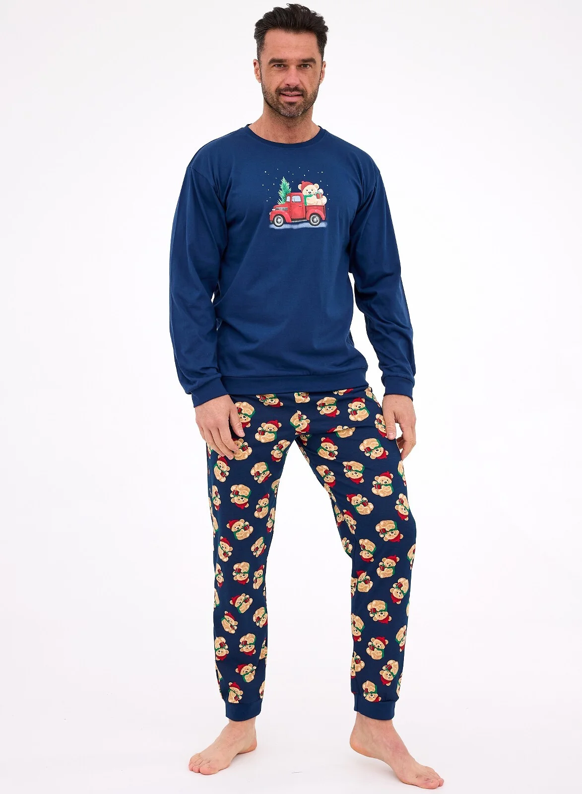 Piżama Cornette 115/290 Teddy 2 Christmas S-2XL Męska