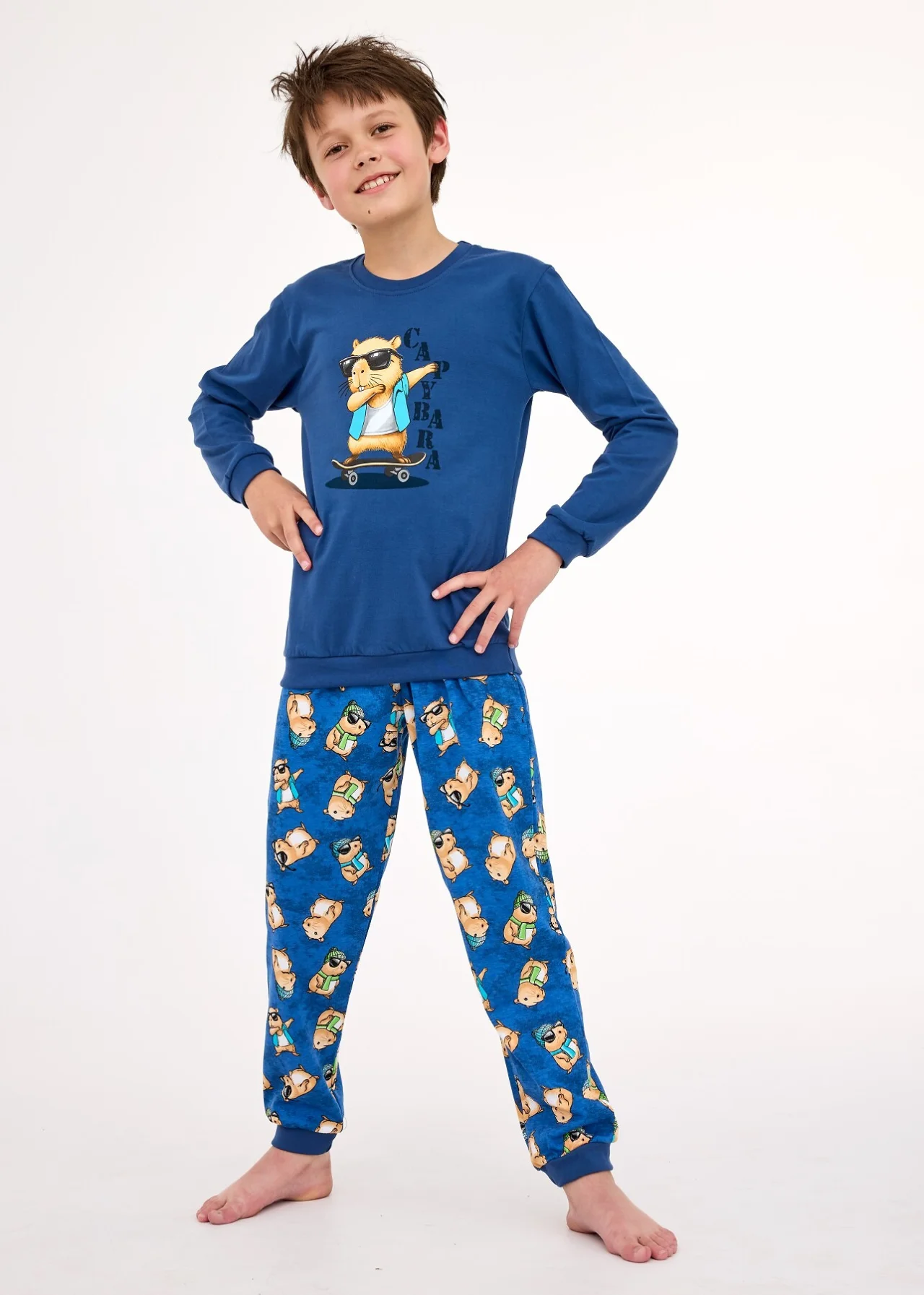 Piżama Cornette Young BOY 766/177 Capybara 134-164