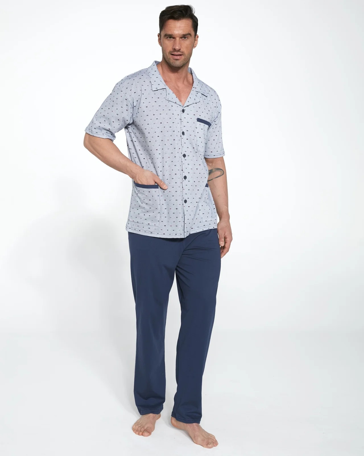 Piżama Cornette Męska 318/43 R.3XL-5XL