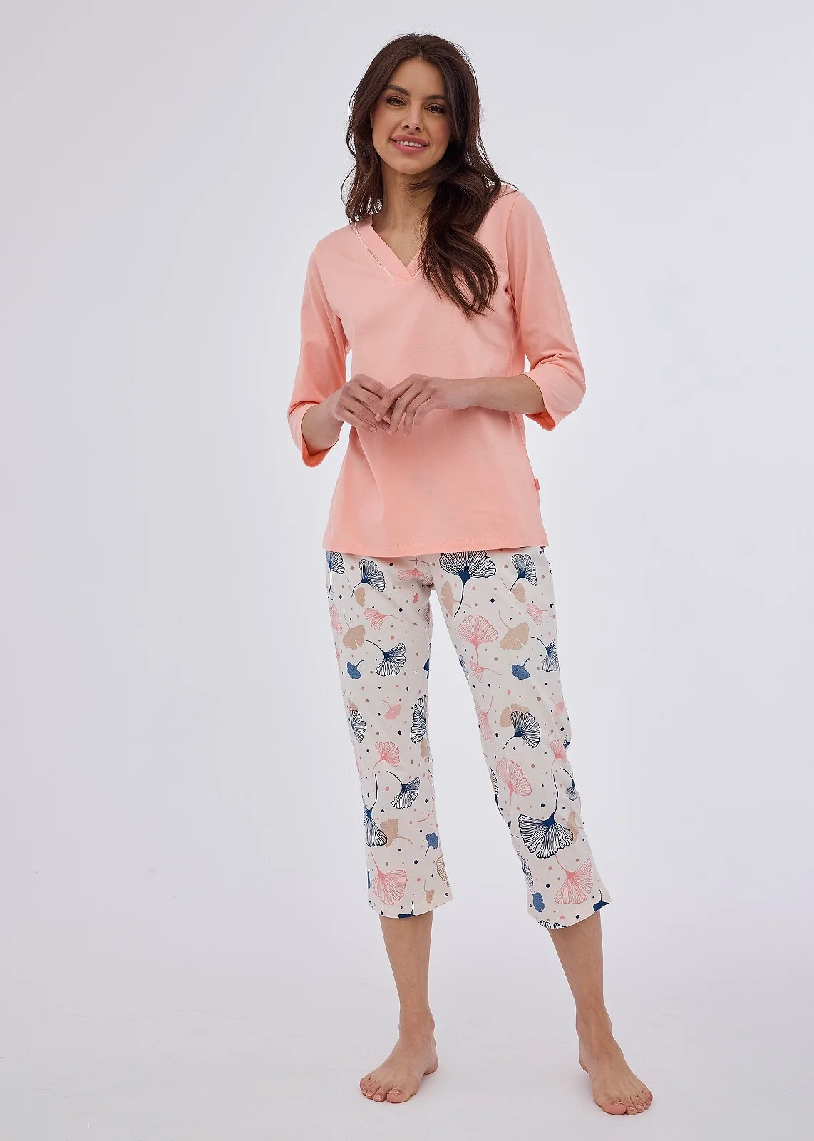Piżama Cornette 389/389 Nina 3/4 M-2XL Damska