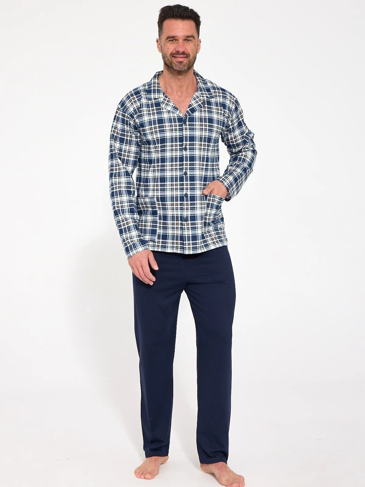 Piżama Cornette 114/85 3XL-5XL Rozpinana
