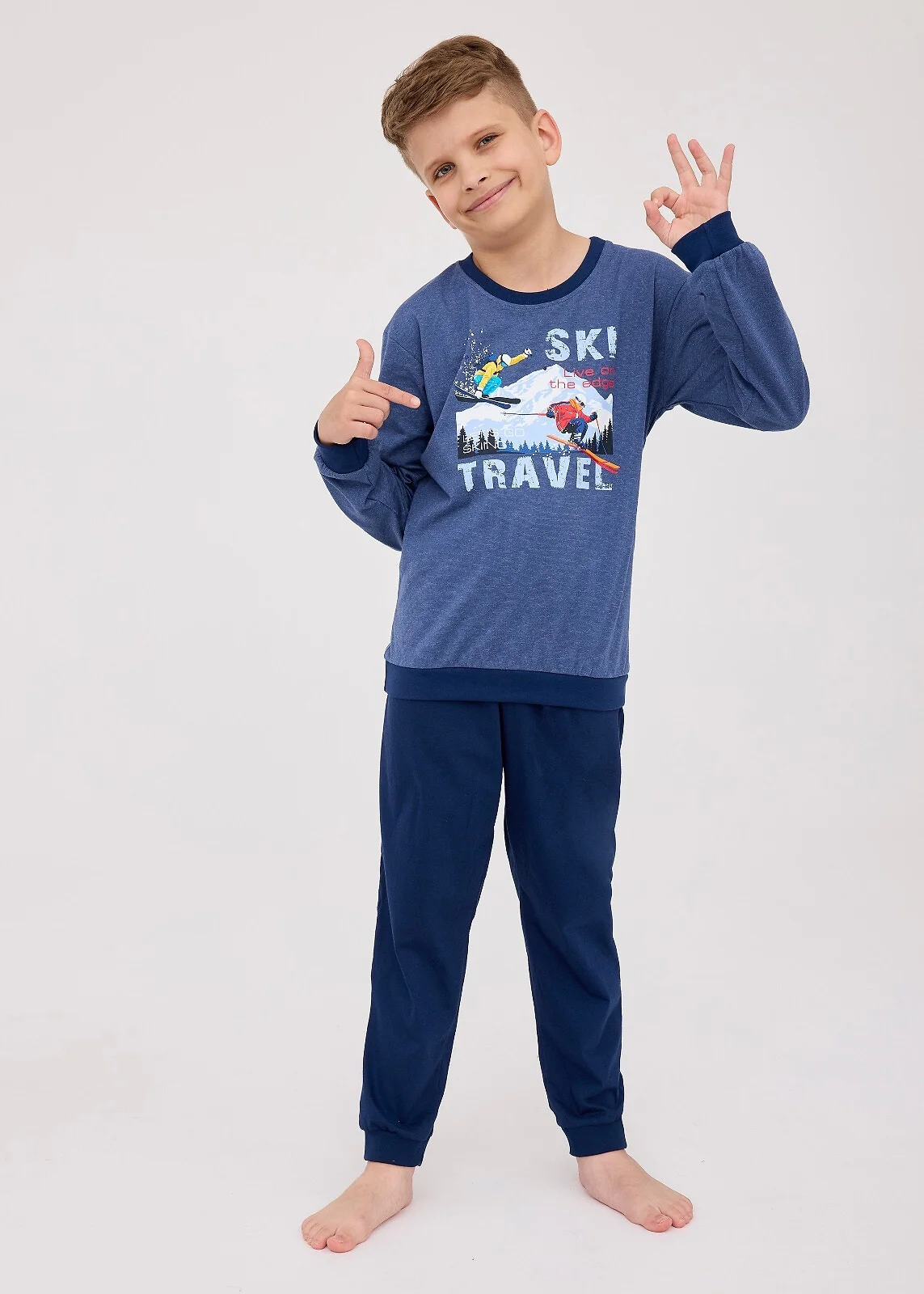 Piżama Cornette Young BOY 267/158 Ski 134-164