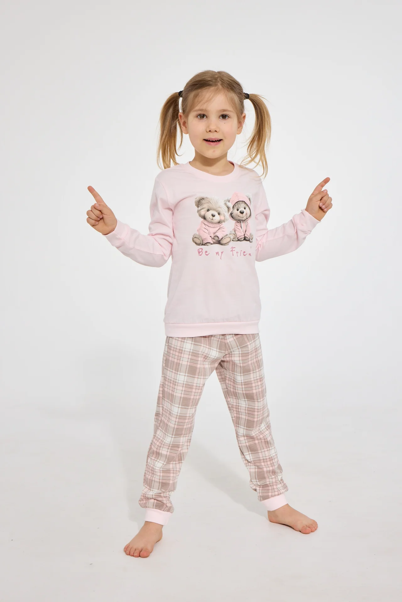 Piżama Cornette Girl Kids 594/202 BE MY Friend