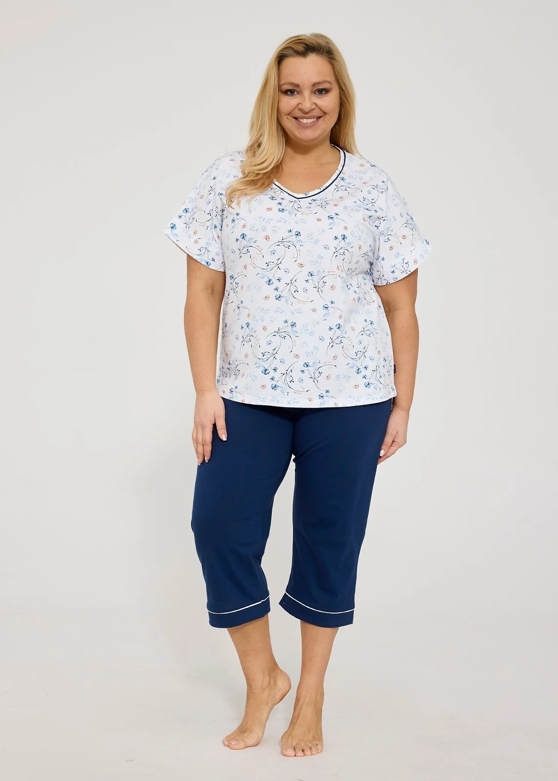 Piżama Cornette 876/346 Gianna 3XL-5XL