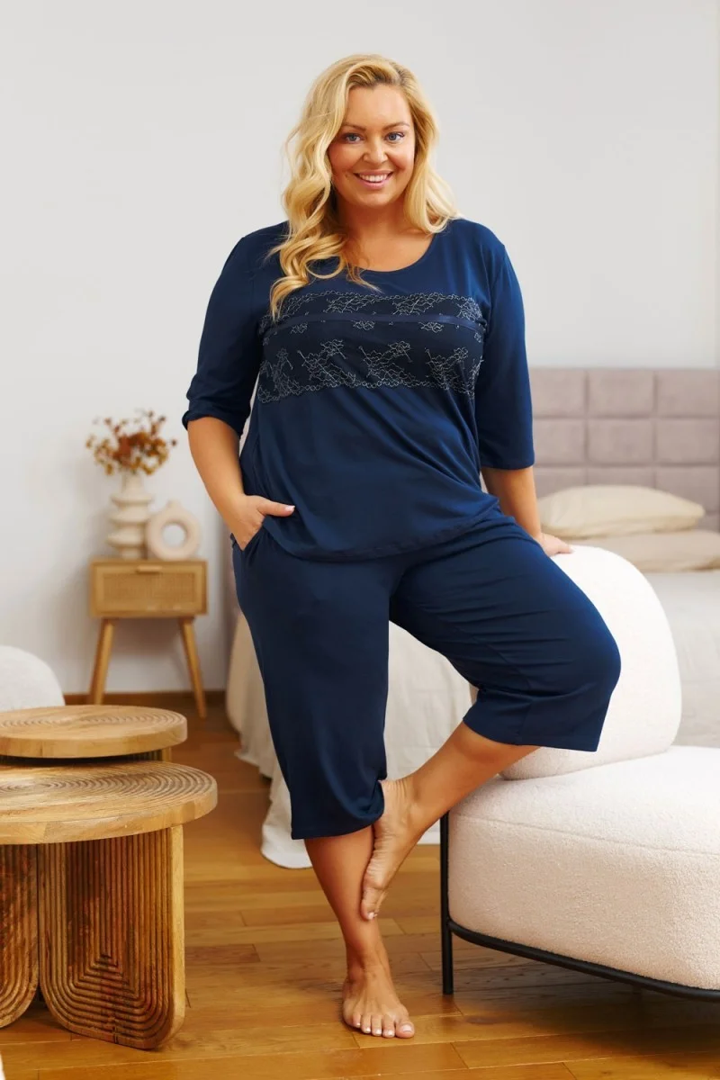 Nap Doctor nap Piżama Plus Size Z Wiskozy