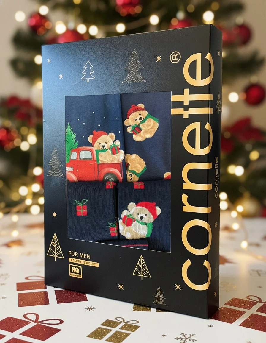 Komplet Cornette świąteczny 913/01