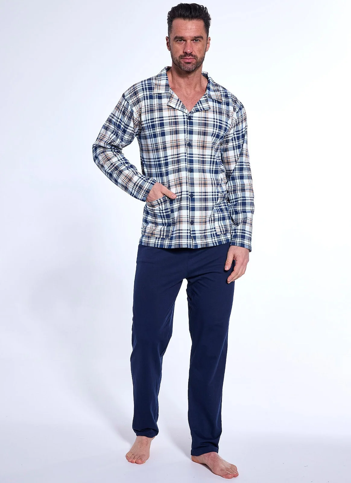 Piżama Cornette 114/77 3XL-5XL Rozpinana