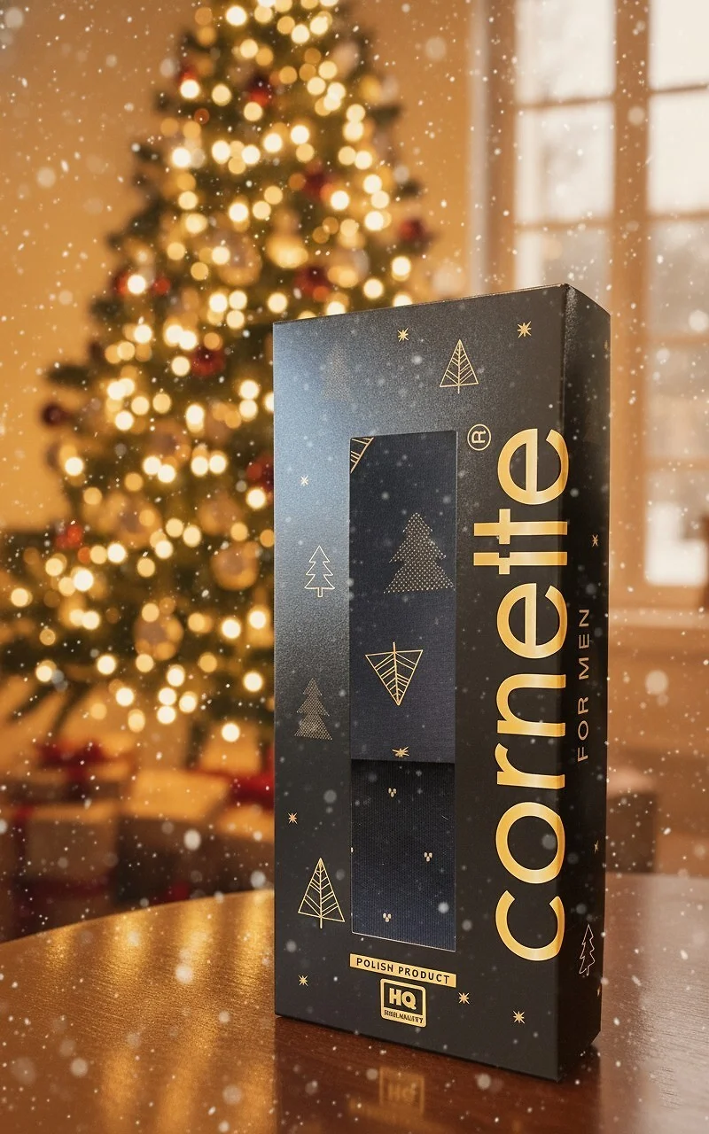 Komplet Cornette świąteczny 914/03 Night