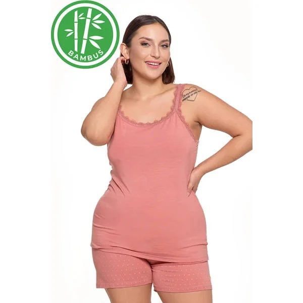 Piżama Moraj Damska Bambusowa Plus Size PDD4600-014 S/S 2025