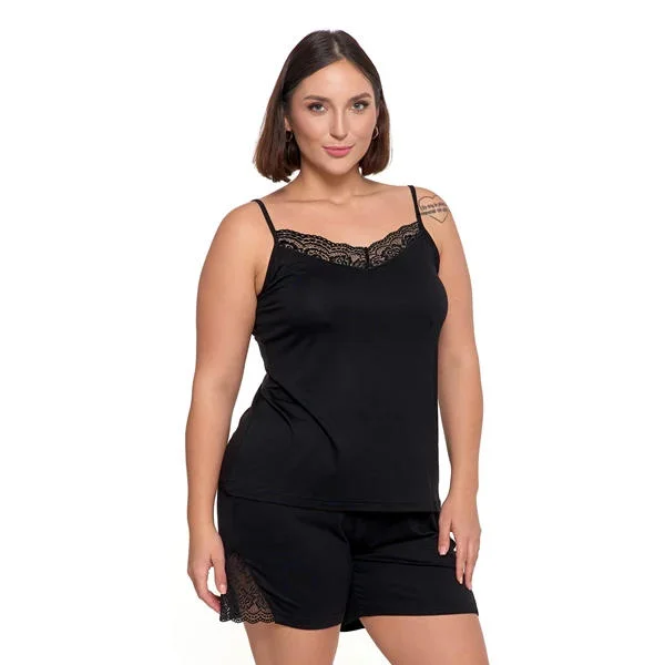 Piżama Moraj Damska Dwuczęściowa Z Koronką PDD3700-013 S/S 2025