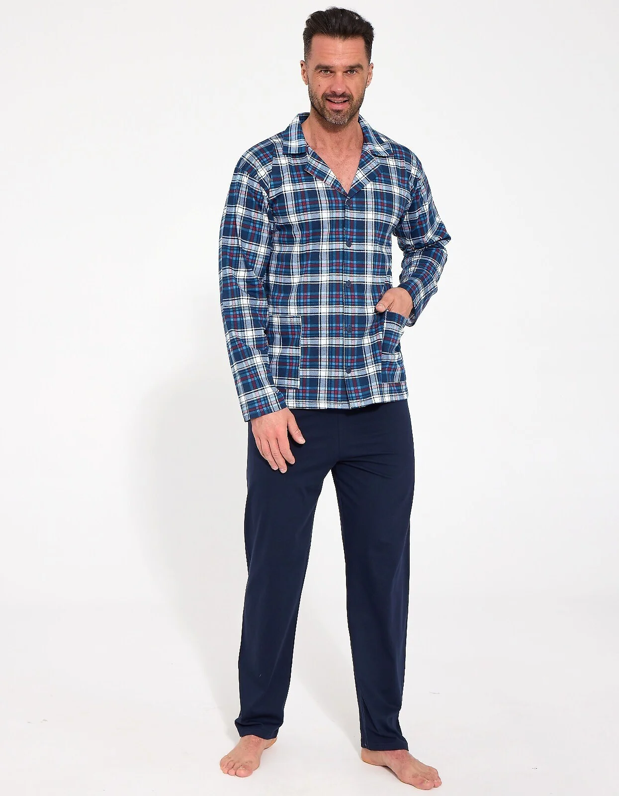 Piżama Cornette 114/86 3XL-5XL Rozpinana