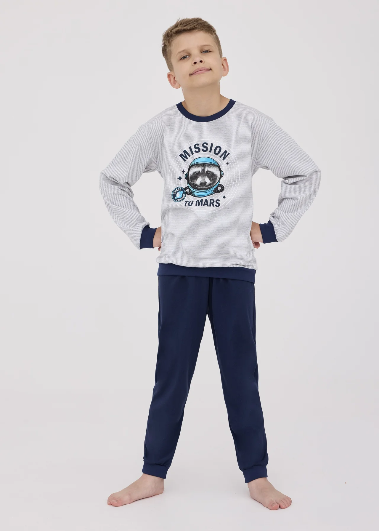 Piżama Cornette BOY Young 268/166 Mission