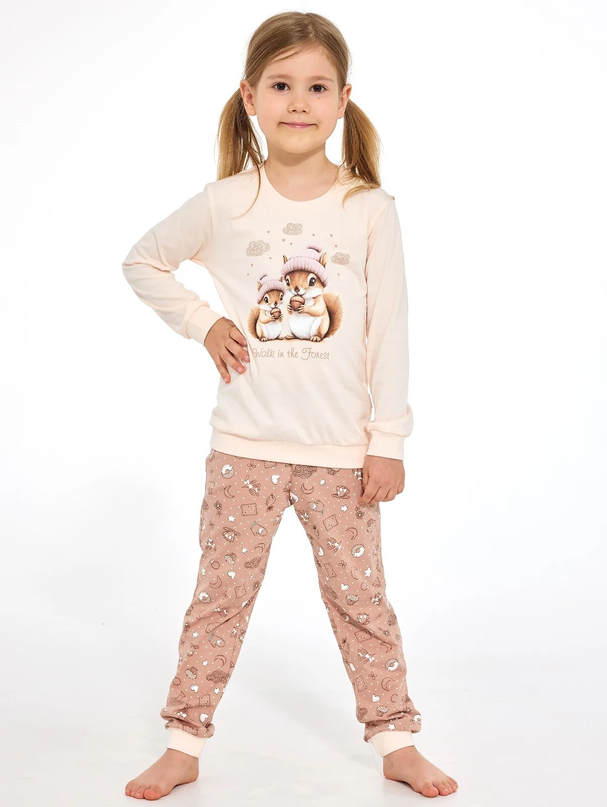 Piżama Cornette Kids Girl 594/200 Snack 86-128