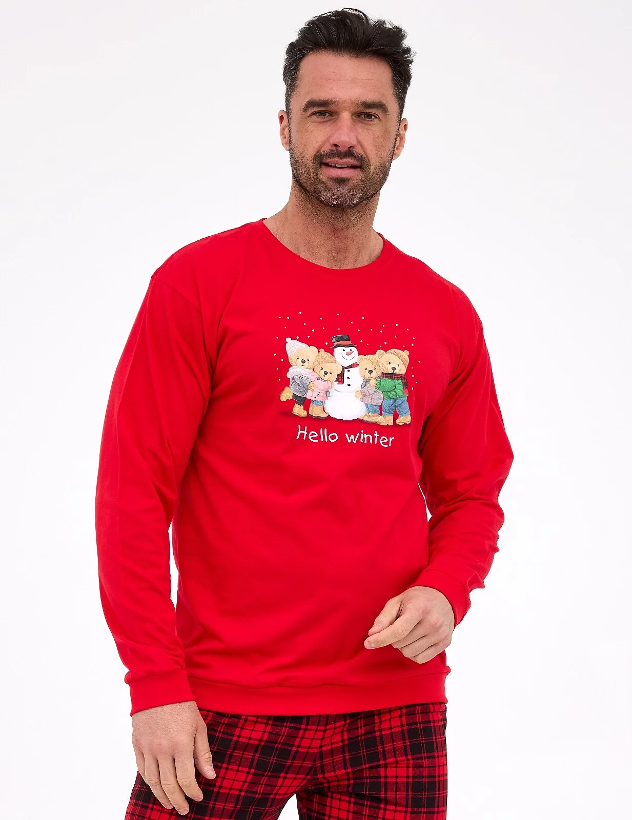 Piżama Cornette 115/294 Dog Christmas S-2XL Męska