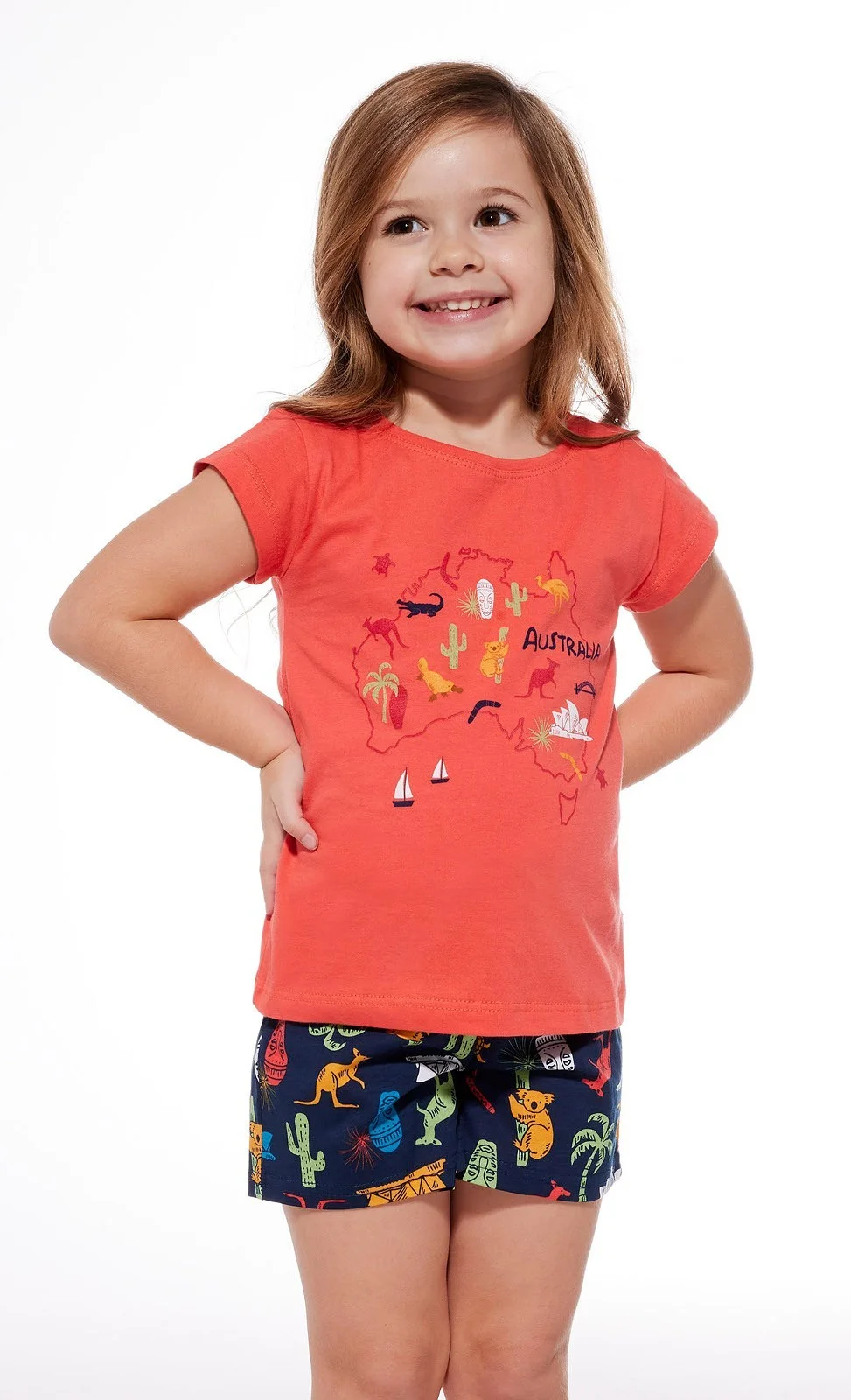 Piżama Cornette Girl Young 788/104 Australia 2