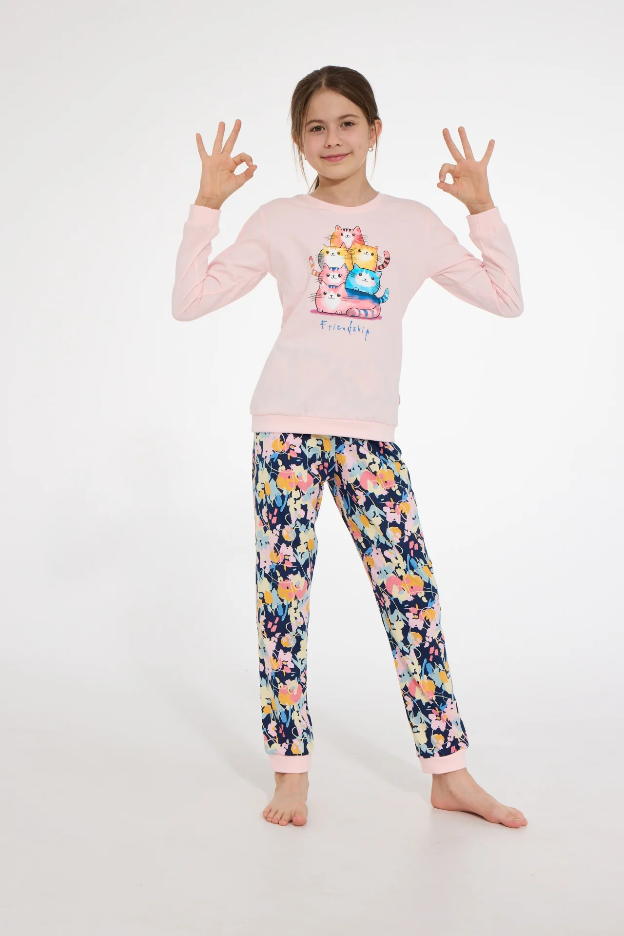 Piżama Cornette Girl Young 592/210 Friendship