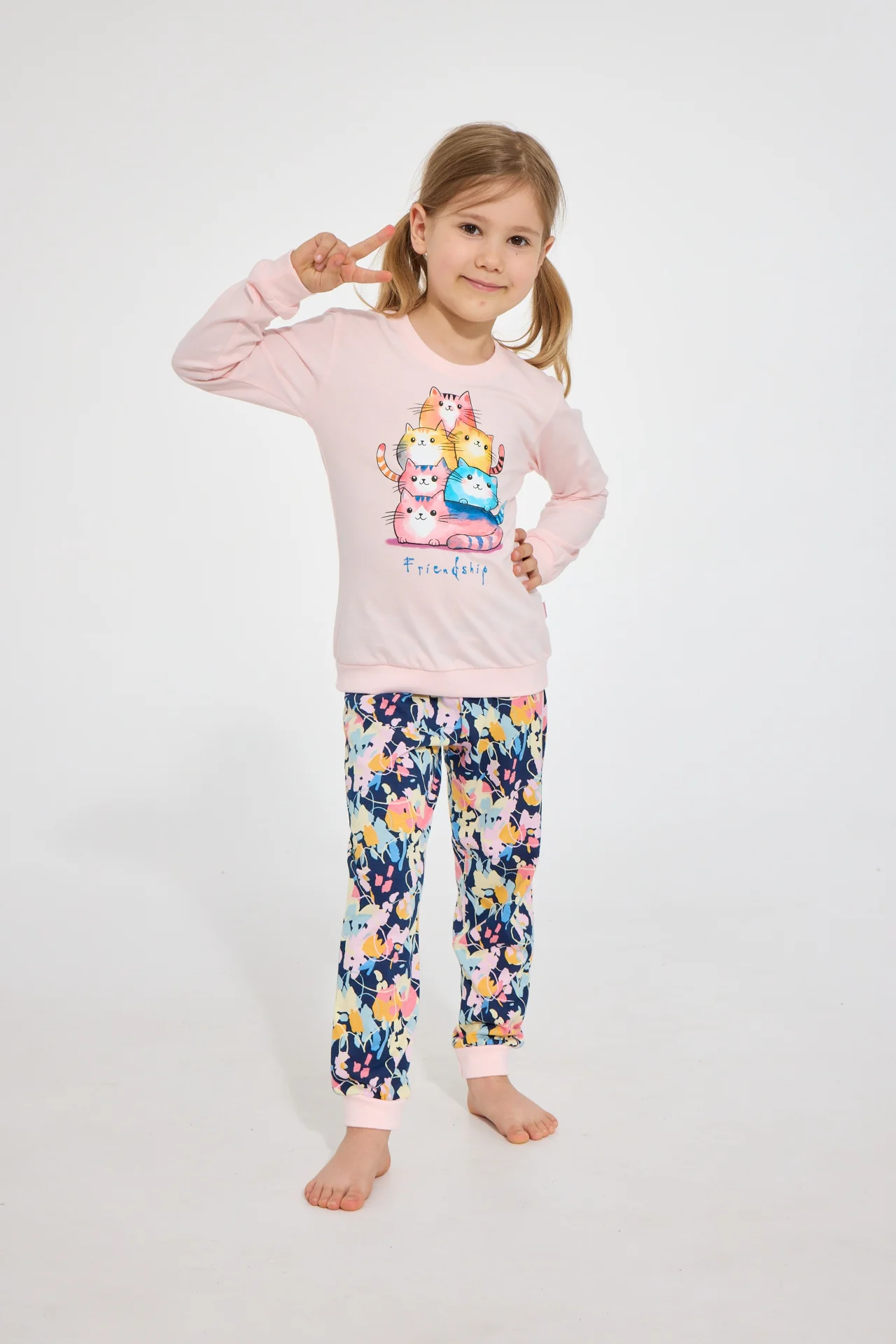 Piżama Cornette Girl Kids 594/210 Friendship