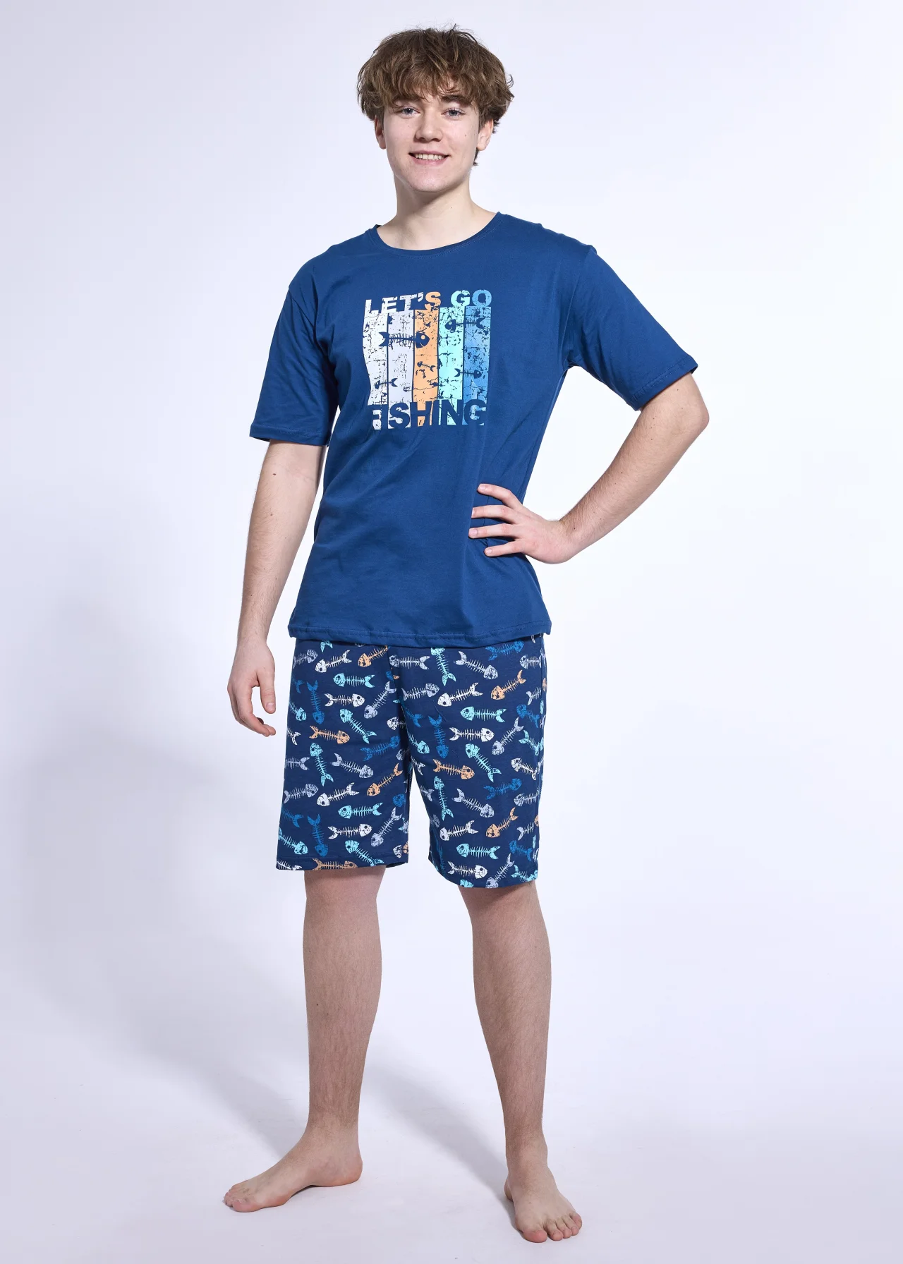 Piżama Cornette Fun&young BOY 551/50 Fish