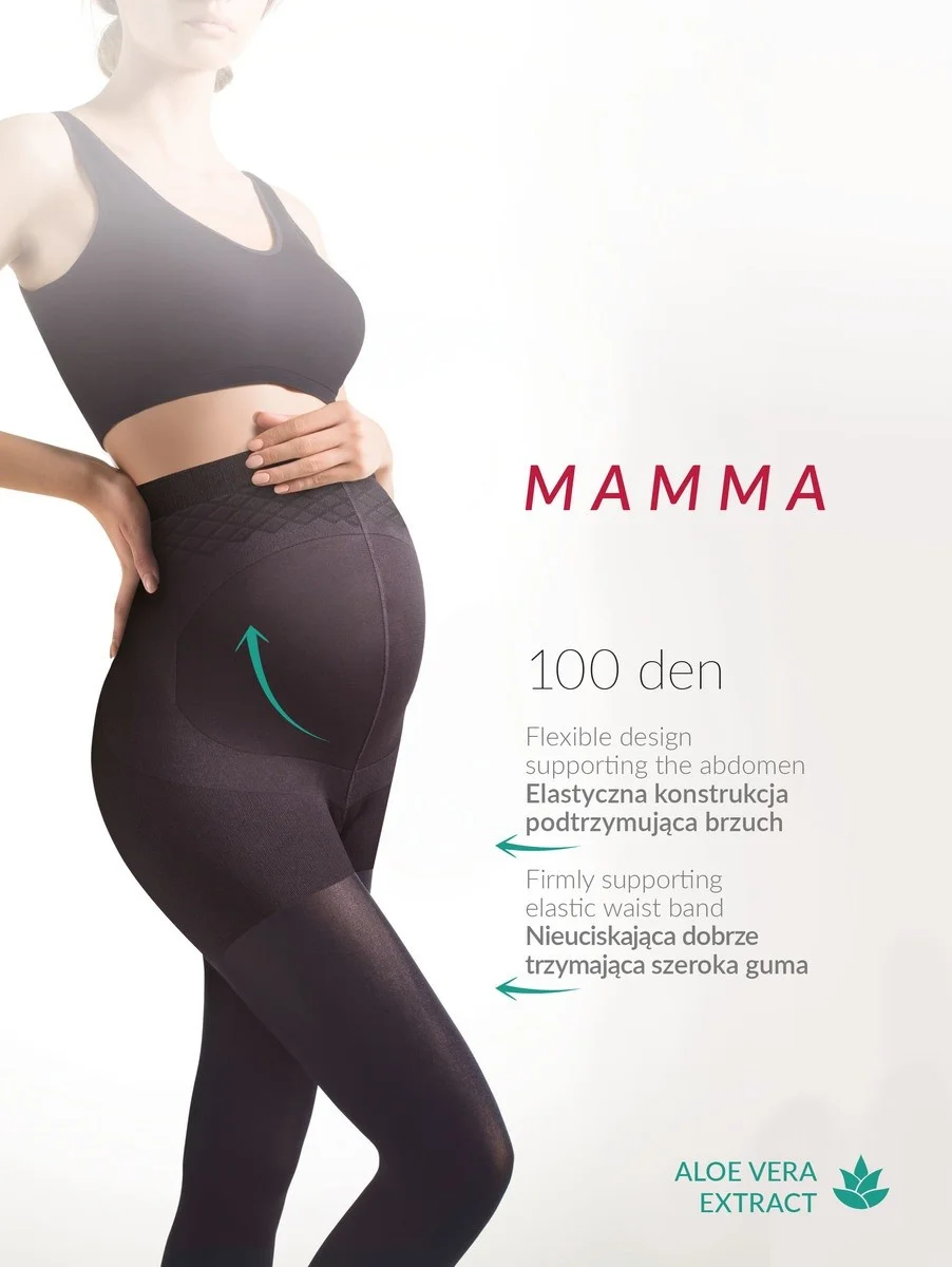 Rajstopy Gabriella Mamma 100 DEN Plus Size