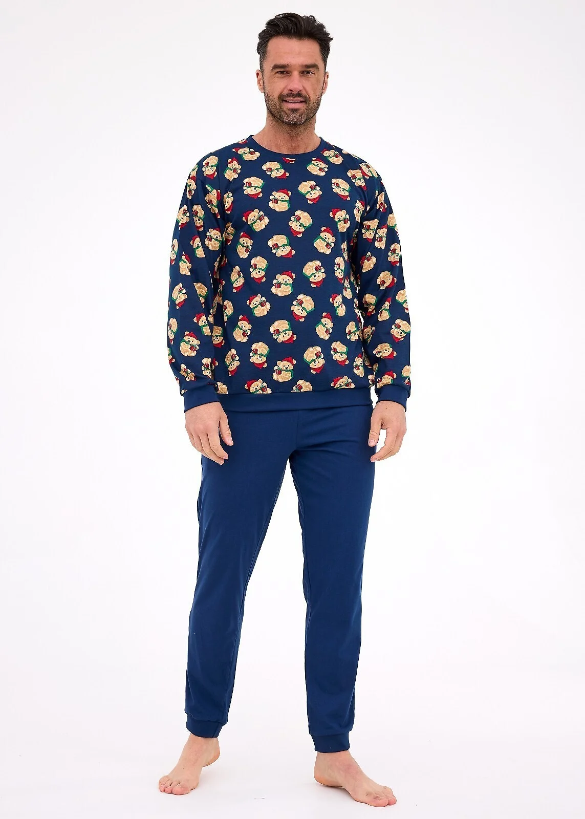 Piżama Cornette 457/299 Teddy 6 Christmas 3XL-5XL