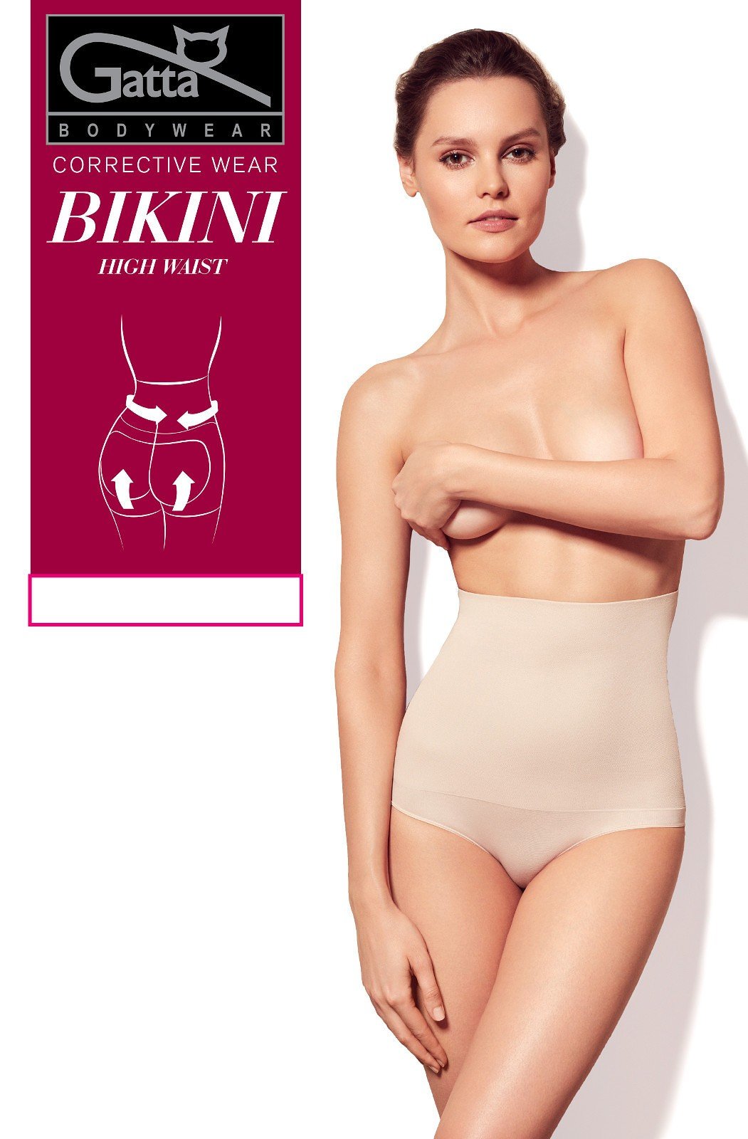 Figi Gatta modelujące Bikini High Waist Corrective Wear