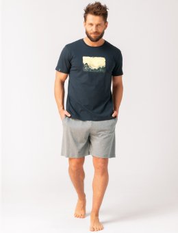 Piżama Męska MNS 637 R.3XL-4XL