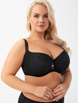 Biustonosz bardotka Balkonetka Erato K962 Czarny