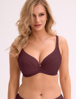 Biustonosz półusztywniany SEMI-SOFT Sonia BSO 1058 Wino