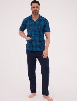Piżama  318/56 S-2XL Męska Rozpinana