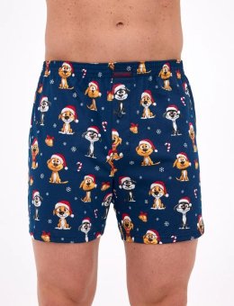 Bokserki  016/20 Dogs Christmas 3-5XL