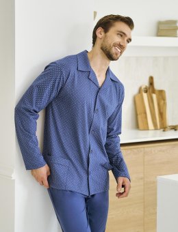 Piżama  Darek 3485 5XL-6XL Z25/26 Męska Rozpinana
