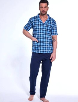 Piżama  318/53 3XL-5XL Męska Rozpinana