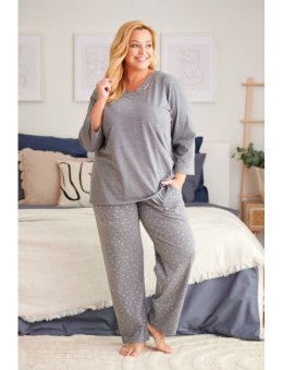 Nap Piżama Plus Size W Delikatne, Złote
