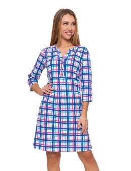 Koszula Nocna Damska Rozpinana Z Rękawem 3/4 PDK2500-003 S/S 2025