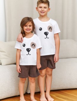 Nap Piżama Dziecięca Z Bawełny Z Nadrukiem